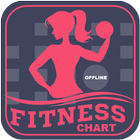 Gym chart offline ícone