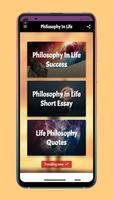 Philosophy in Life Affiche