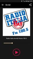 Poster Radio Italia Anni 60 ROMA 100.