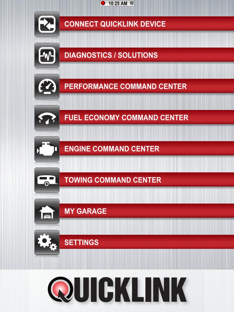 Quicklink. Command Performance. Commands for Towing.