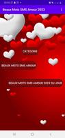 Poster Beaux mots sms amour 2023