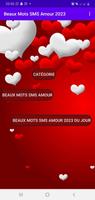 Beaux mots sms amour 2023 Affiche