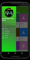 AM FM Radio Tuner Online الملصق