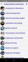 Automotive Mechanics Course poster