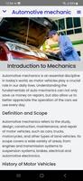 Automotive Mechanics Course screenshot 1
