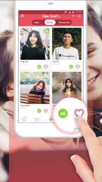 Chinese Social – 联系单身人士。在线聊天。约会 海报