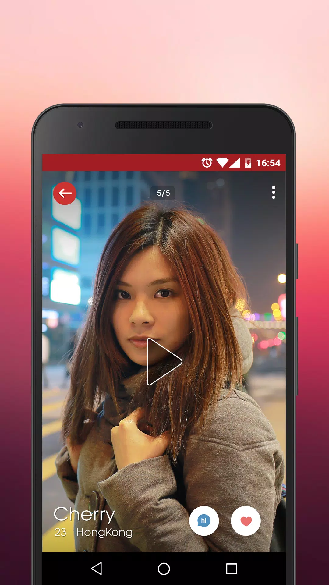 Mobile chat in Hong Kong