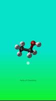 Alcohol Molecule Affiche
