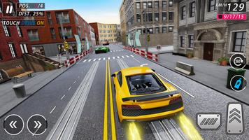 Poster arcade racer 3d car racing sim