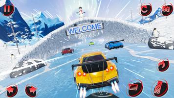 Poster GT Snow Car Racing acrobatica