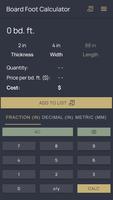 Lumber Board Foot Calculator الملصق