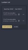 Lumber Board Foot Calculator تصوير الشاشة 1