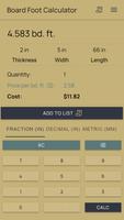 Lumber Board Foot Calculator تصوير الشاشة 3
