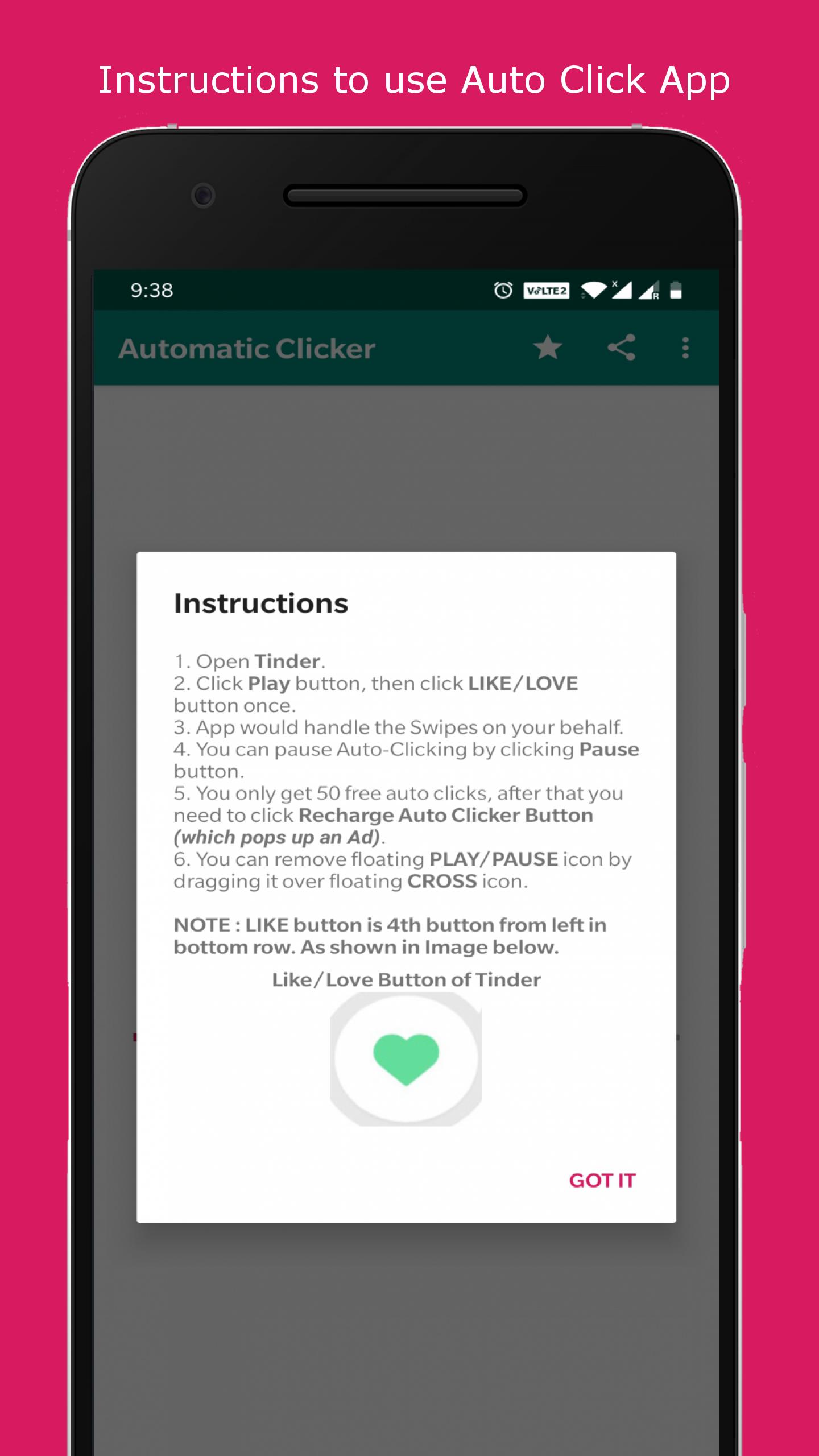 Auto Clicker For Tinder For Android Apk Download