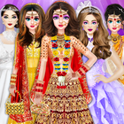 Indian Wedding Makeup Games 圖標