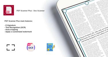 PDF Scanner Plus - Doc Scanner الملصق