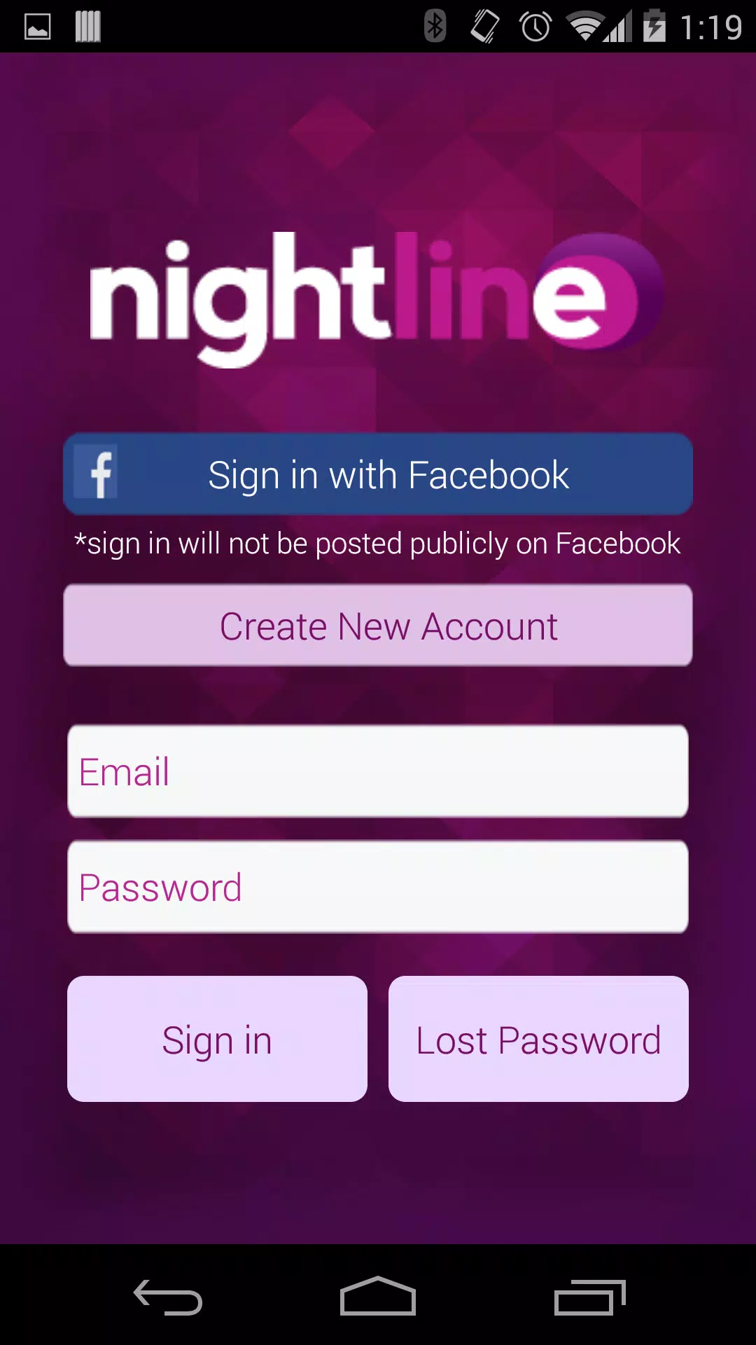 With nightline chat Mobile App