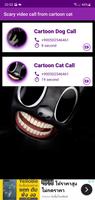 Scary video call from cartoon cat capture d'écran 1