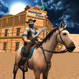 Cowboy Horse Rider Sword Fight icône