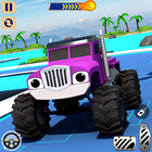 Icona corse monster truck gioco auto