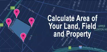 How to calculate the land area