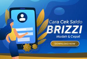 Brizzi BRi-Cara Cek Saldo Affiche