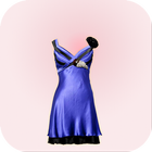 Women long dress icon