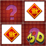 3D Memory Chinese New Year Zeichen