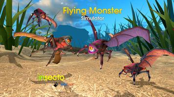 Flying Monster Insect Sim imagem de tela 1