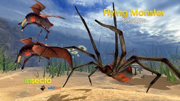 Flying Monster Insect Sim imagem de tela 2