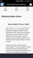 Bulan Bulan Dalam Islam Dan Fa স্ক্রিনশট 3