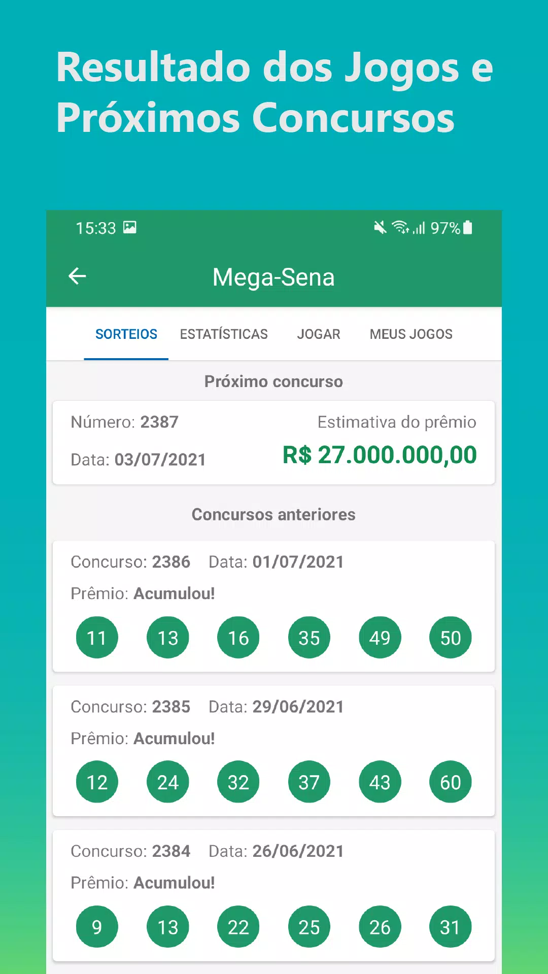 Quina Loteria Br 💰 - Gerador de Jogos, Resultados APK for Android Download