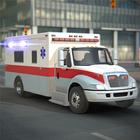 Ambulance Game Car Driving Sim icône