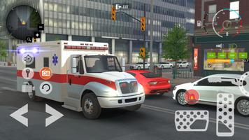 Ambulance Game Car Driving Sim poster