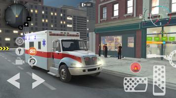 Ambulance Game Car Driving Sim capture d'écran 2