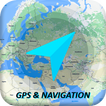 GPS et carte de navigation