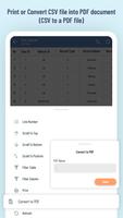 Simple CSV Viewer - PDF Reader screenshot 3