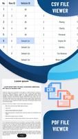 Simple CSV Viewer - PDF Reader poster
