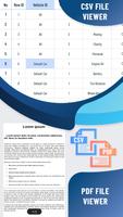 Simple CSV Viewer - PDF Reader Affiche