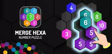 Merge Hexa - Number Puzzle