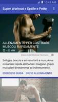 Poster Super Workout x Spalle e Petto