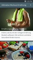 Ultimative Workout-Ernährung Plakat