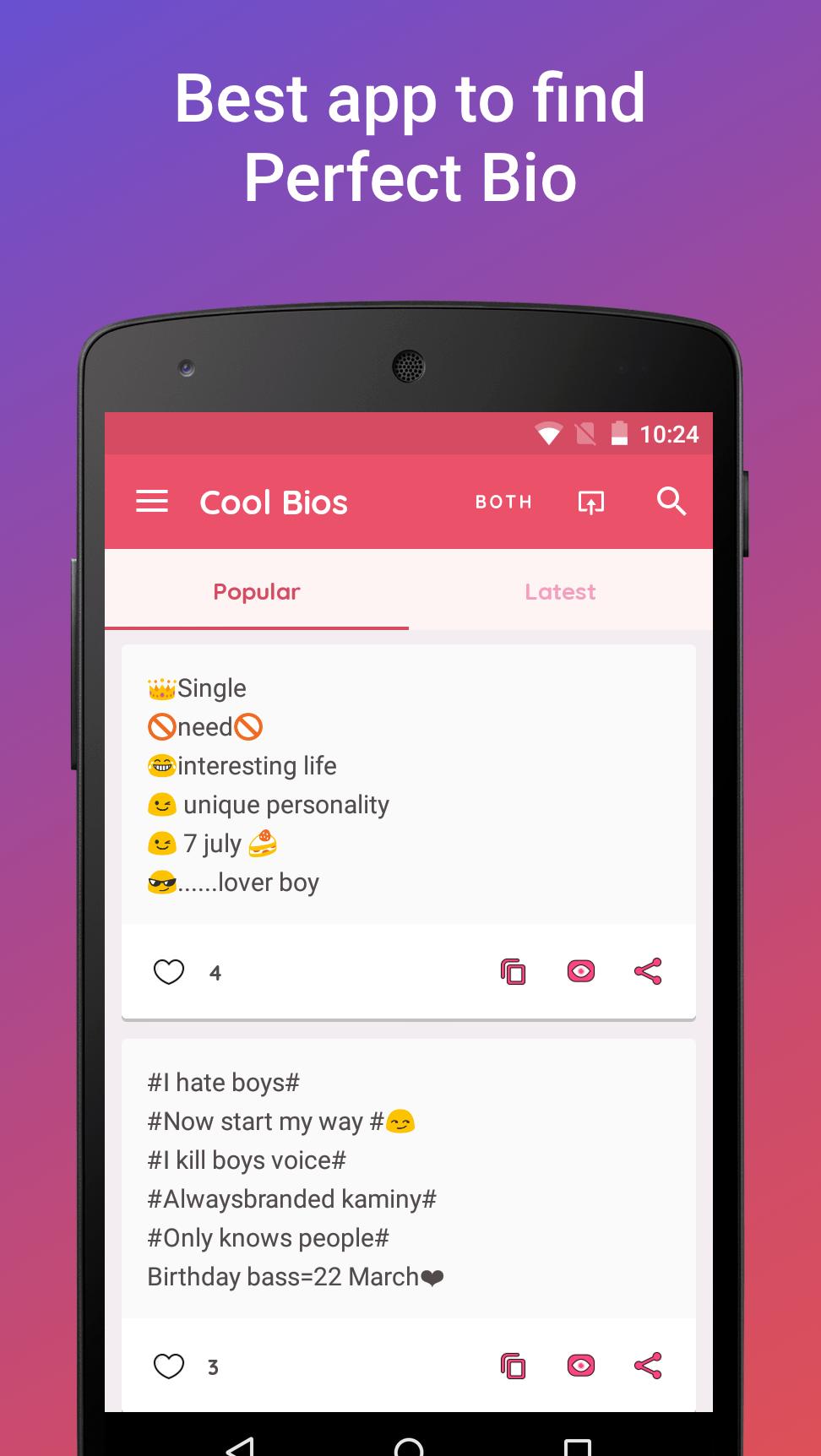 Cool Bio Quotes Ideas For Android Apk Download
