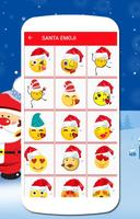 Santa emoji پوسٹر