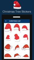 Christmas Tree & Santa emoji plakat