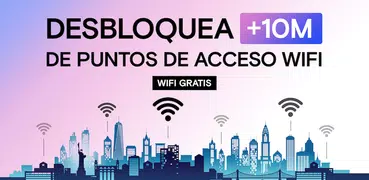 Mapa claves wifi Instabridge