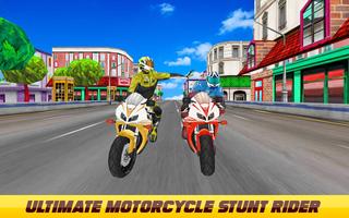 Bike Attack Racing game : Motorcycle Stunt Rider الملصق