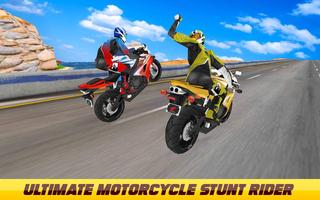 Bike Attack Racing game : Motorcycle Stunt Rider syot layar 1