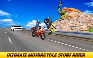 Bike Attack Racing game : Motorcycle Stunt Rider تصوير الشاشة 3