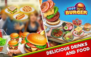Fast Food Cooking master game:Burger Cooking maker imagem de tela 2